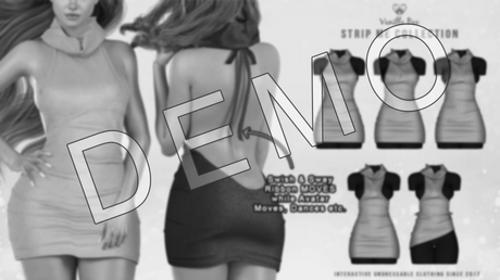 Second Life Marketplace - *Vanilla Bae* Zuri Dress - DEMO Pack - Strip